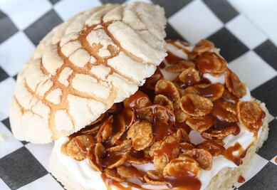 Conoce la versión dulce de la torta de chilaquiles 