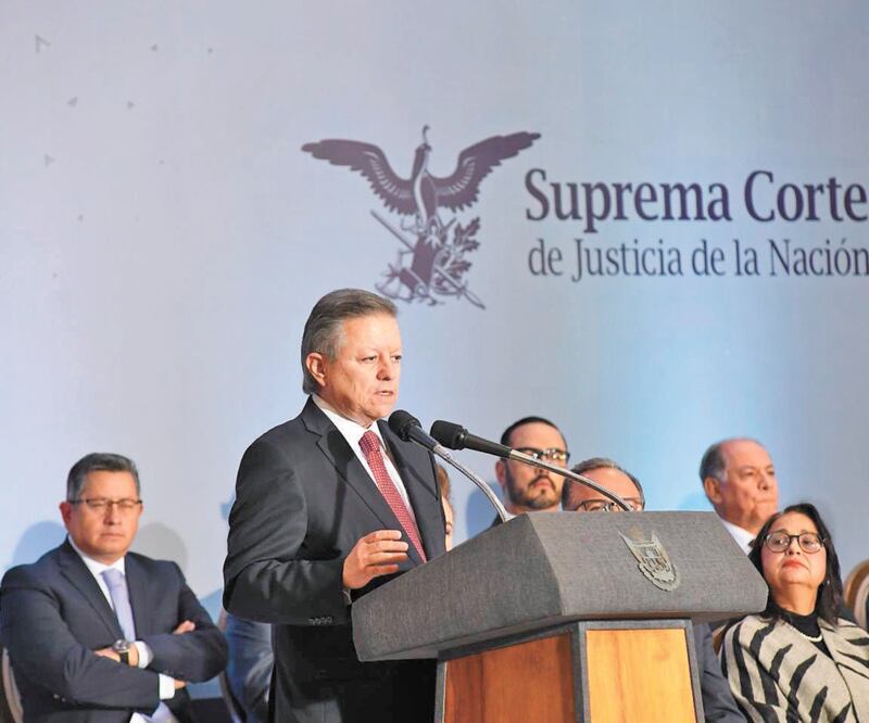 A nivel nacional. Arturo Zaldívar (SCJN) afirmó que el análisis para detectar casos de nepotismo en el Judicial va en 90%. Foto/TOMADA DE TWITTER