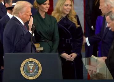 Trump jura como presidente de EU por segunda vez; cárteles de la droga serán declarados terroristas, “entradas ilegales van a parar” y aranceles van, dice