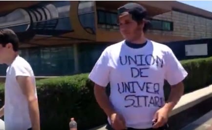 Video. Detallan jóvenes acciones de mitin en Rectoría