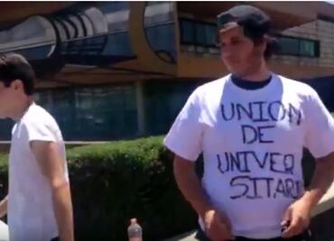 Video. Detallan jóvenes acciones de mitin en Rectoría