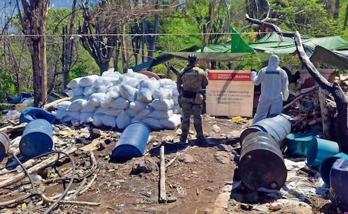 Desmantelan tres narcolaboratorios de Los Chapitos