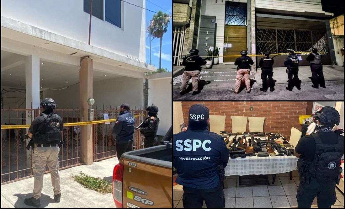La Fiscalía General de Justicia de Nuevo León ejecutó dos órdenes de cateo en domicilios de San Nicolás de los Garza y Guadalupe, Nuevo León. Foto: especial