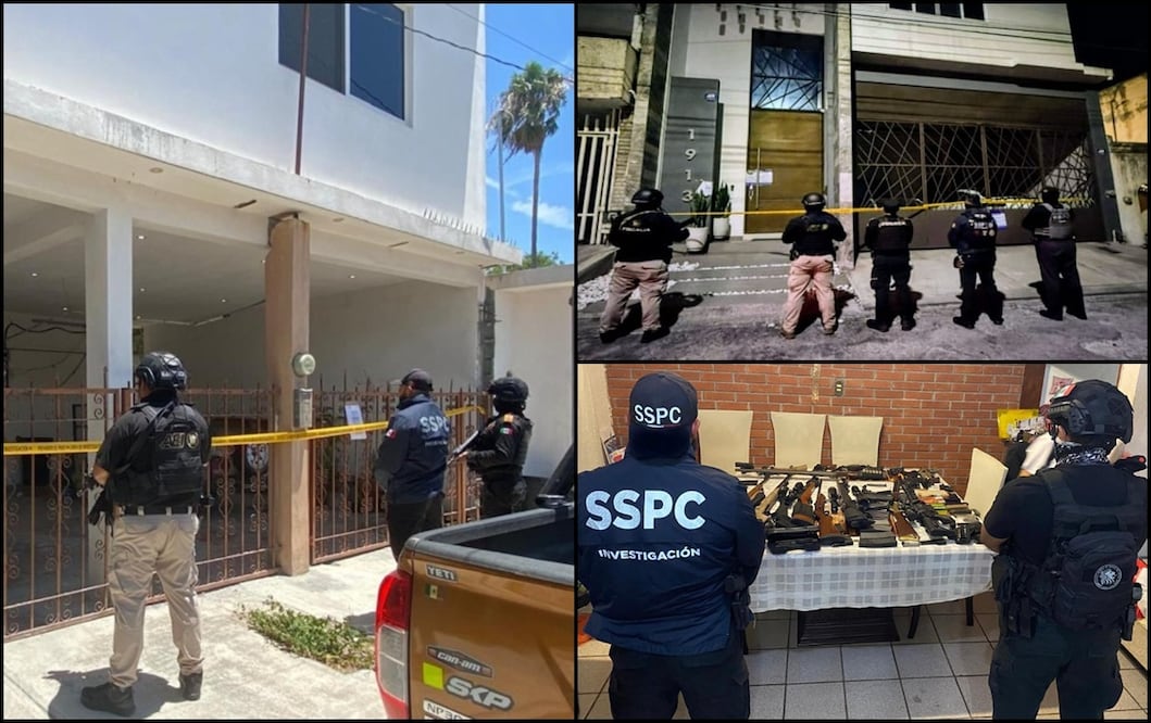 La Fiscalía General de Justicia de Nuevo León ejecutó dos órdenes de cateo en domicilios de San Nicolás de los Garza y Guadalupe, Nuevo León. Foto: especial