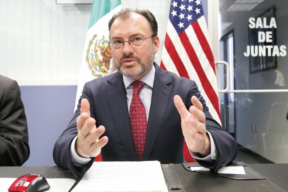 En 2017, Luis Videgaray realizó más de 20 visitas de trabajo para reunirse con funcionarios de la Casa Blanca (ARCHIVO EL UNIVERSAL)