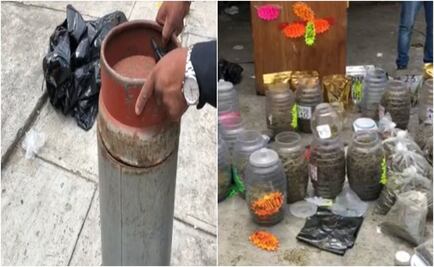 Caen 2 por transportar 40 kilos de marihuana en tanque de gas