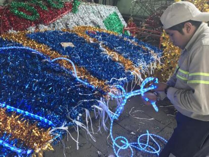 La tradicional iluminación decembrina