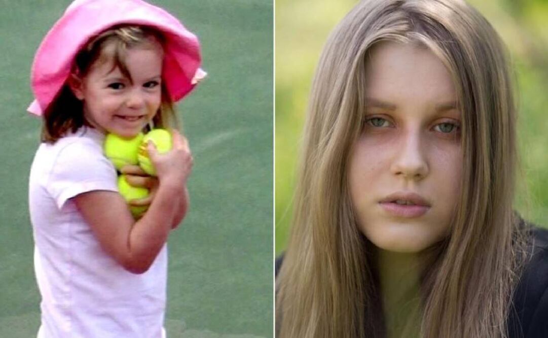 Madeleine McCann y Julia, la chica que cree que puede ser la niña desaparecida. Foto: Especial