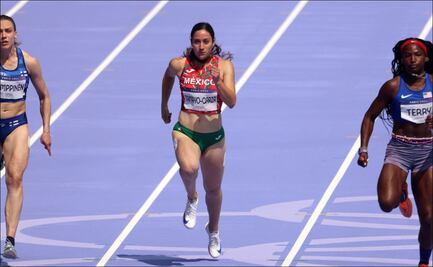 La mexicana Cecilia Tamayo finaliza séptima en atletismo; irá al repechaje de los 200m de París 2024