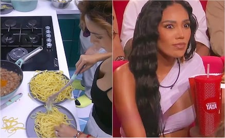 Piden a fans de Mar Contreras no justificar que la actriz sirviera pasta, que cayó al suelo, a Priscila: "se la hubiera comido ella"
