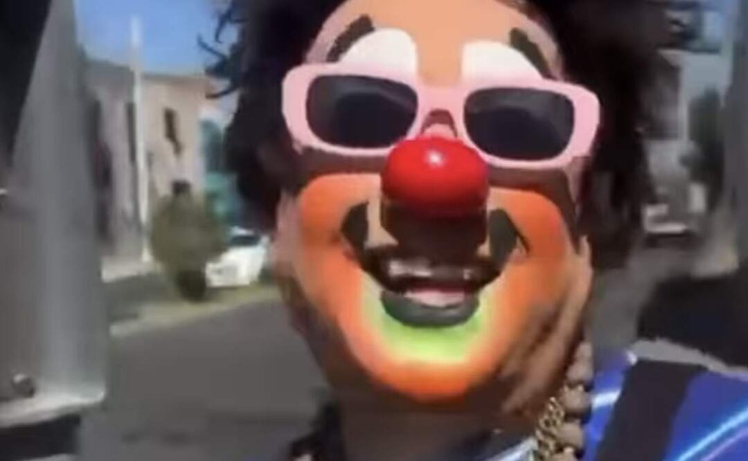 El payaso “Kuik” se libra de enfrentar un proceso penal por hacer mal uso del botón de Servicio de Emergencias 911 en Aguascalientes (18/03/2025). Foto: Especial