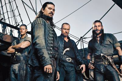 Los piratas izan velas en tv