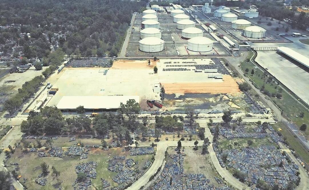 En noviembre de 2021, Gas Bienestar inició operaciones en la CDMX y sustituyó los tanques viejos, los cuales almacenaba en la exRefinería 18 de Marzo, a pesar de las quejas de los vecinos. Foto: Especial