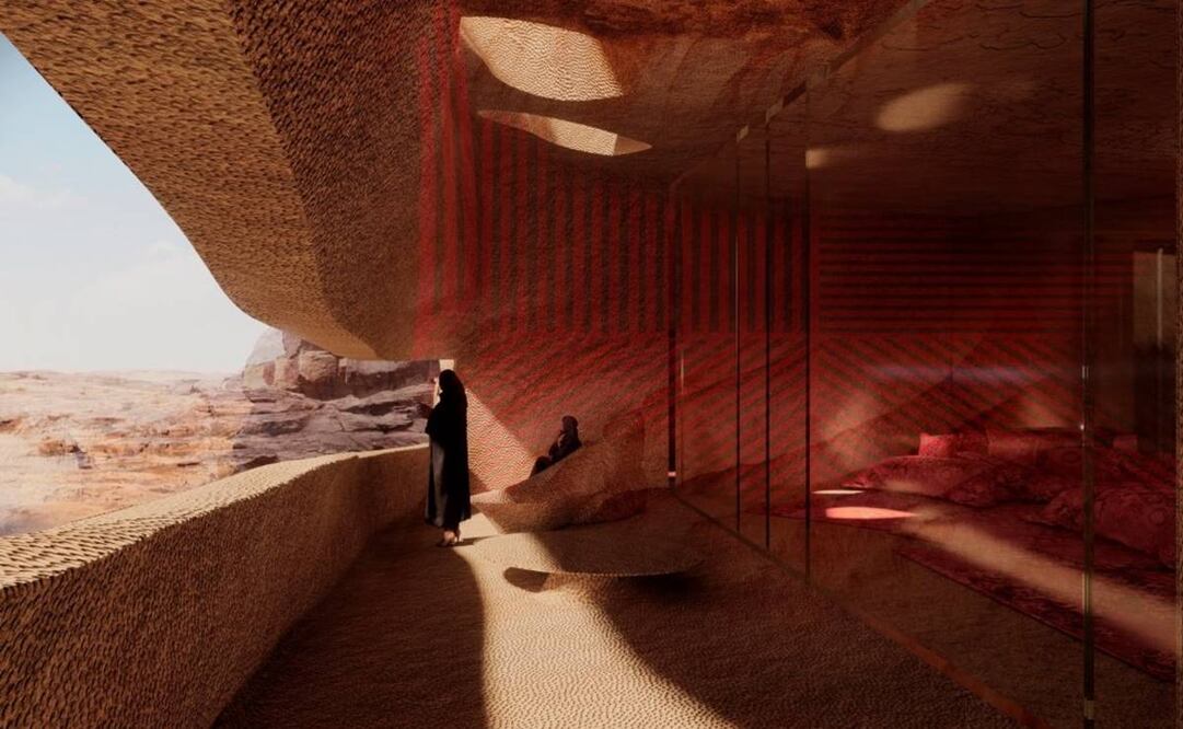 Hotel diseñado por el arquitecto Jean Nouvel que está siendo construido en el país árabe. Foto: Archivo EL UNIVERSAL