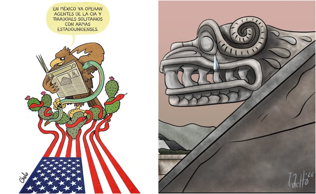 Cartones de la prensa nacional retratan la tragedia en Teotihuacán. Foto: Chelo y Tacho