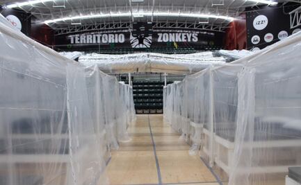 Habilitan gimnasio de “Los Zonkeys” para atender pacientes con Covid-19 en Tijuana