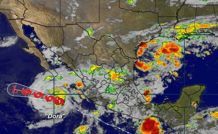 Huracán Dora se debilita y se aleja de costas mexicanas