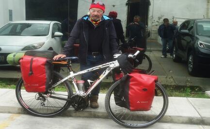 Roban en Tamaulipas a español que viaja por el mundo en bicicleta