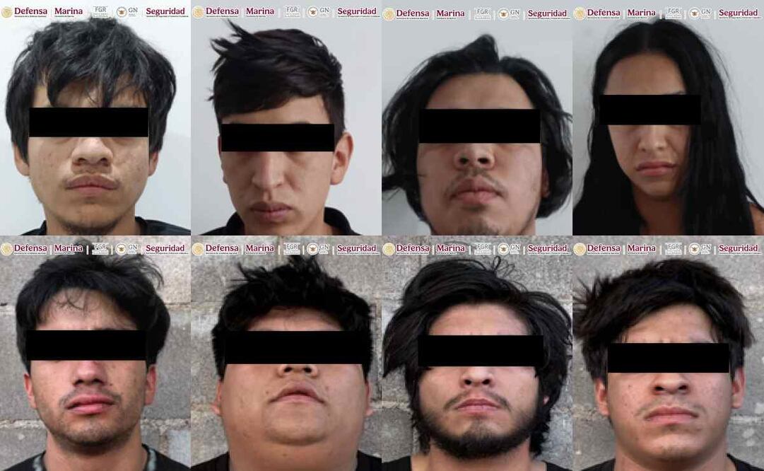 Cuatro hombres y a una mujer, fueron detenidos en un inmueble en la colonia Nueva Galaxia, Culiacán y las otras seis durante un recorrido de vigilancia / Foto: Especial