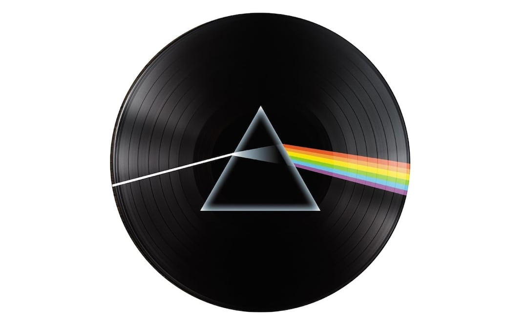 Pink Floyd presenta una obra de rock progresivo con la experimentación sonora de Roger Waters y David Gilmore. Alan Parsons es ingeniero de audio. Foto: Cortesía / The dark side of the moon