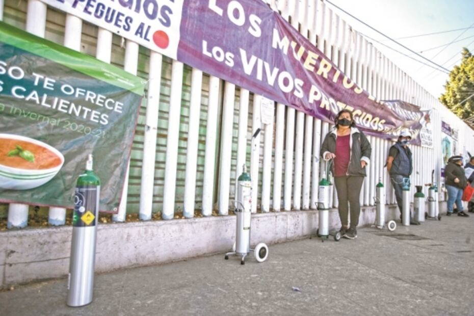 ‘Venimos porque no hay dinero para llenar el tanque de oxígeno’