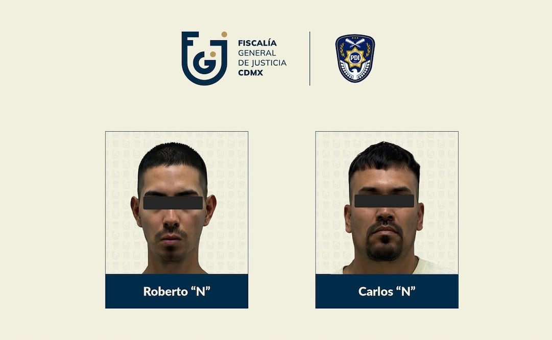 Vinculan a proceso a dos presuntos integrantes de Los Perrillas en Tláhuac; enfrentan cargos por extorsión.
Foto: Especial.
