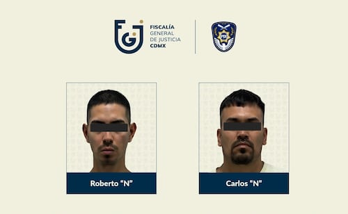 Vinculan a proceso a dos presuntos integrantes de "Los Perrillas" en Tláhuac; enfrentan cargos por extorsión