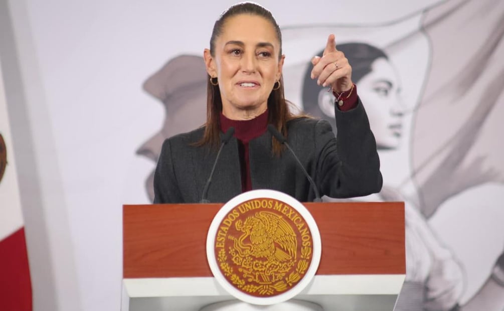 Conferencia de prensa de la presidenta Claudia Sheinbaum desde Palacio Nacional (13/02/2026). Foto: Luis Camacho / EL UNIVERSAL