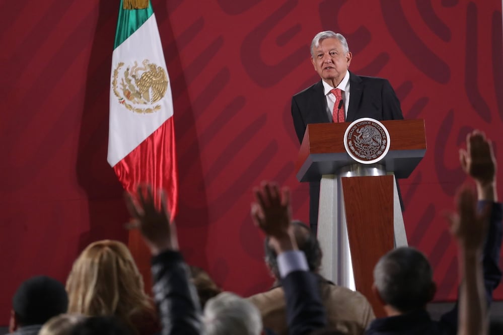 El presidente esta mañana. Fotografía de Germán Espinosa EL UNIVERSAL