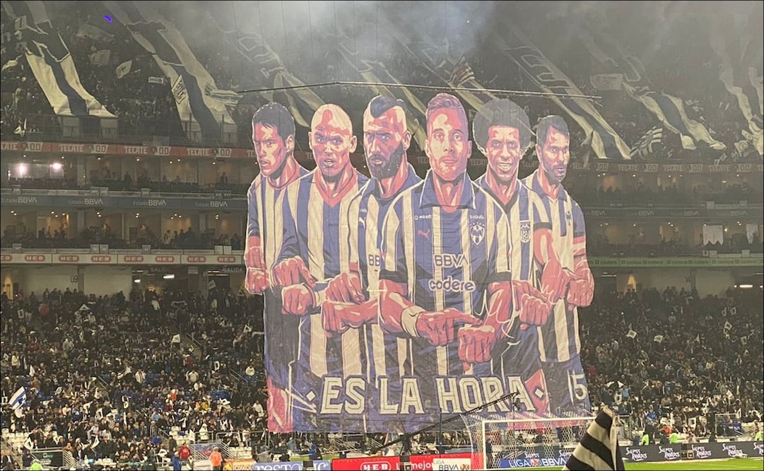 Así fue la sorprendente bienvenida a Rayados en la vuelta de las semifinales; “es la hora” / FOTO: Nicolás Schiller Solti