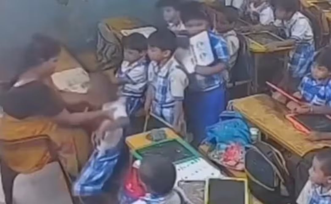 En la India, un niño de 6 años murió tras recibir una cachetada de su maestra, presuntamente por no haber hecho la tarea. Imagen: La Nación