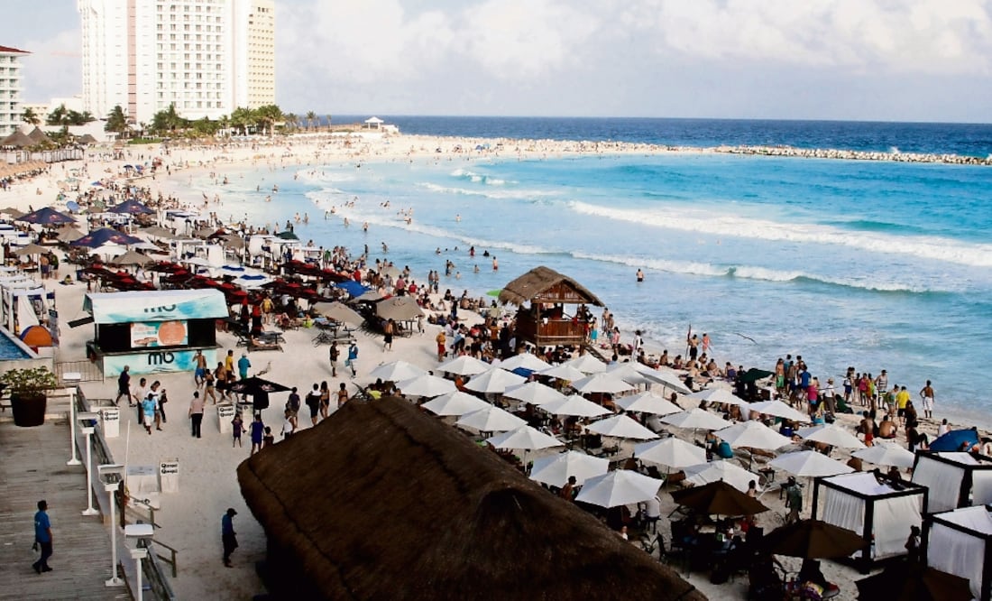 Del total de visitantes que ingresaron al país en los primeros dos meses del año, 7.1 millones fueron turistas internacionales. Foto: EL UNIVERSAL