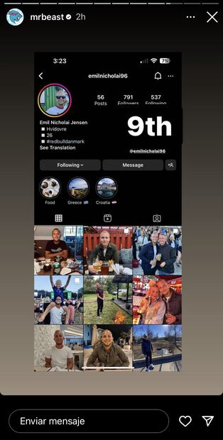 Ganador sorteo MrBeast