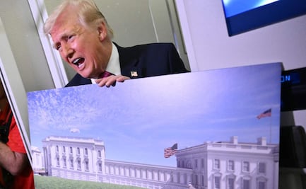 Trump anuncia complejo militar bajo la Casa Blanca; asegura que el salón de baile funcionará como refugio