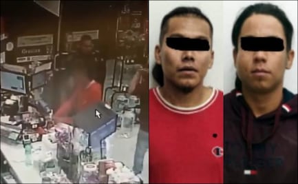 Policías frustran asalto en tienda de conveniencia en Escobedo, Nuevo León; detienen a dos 