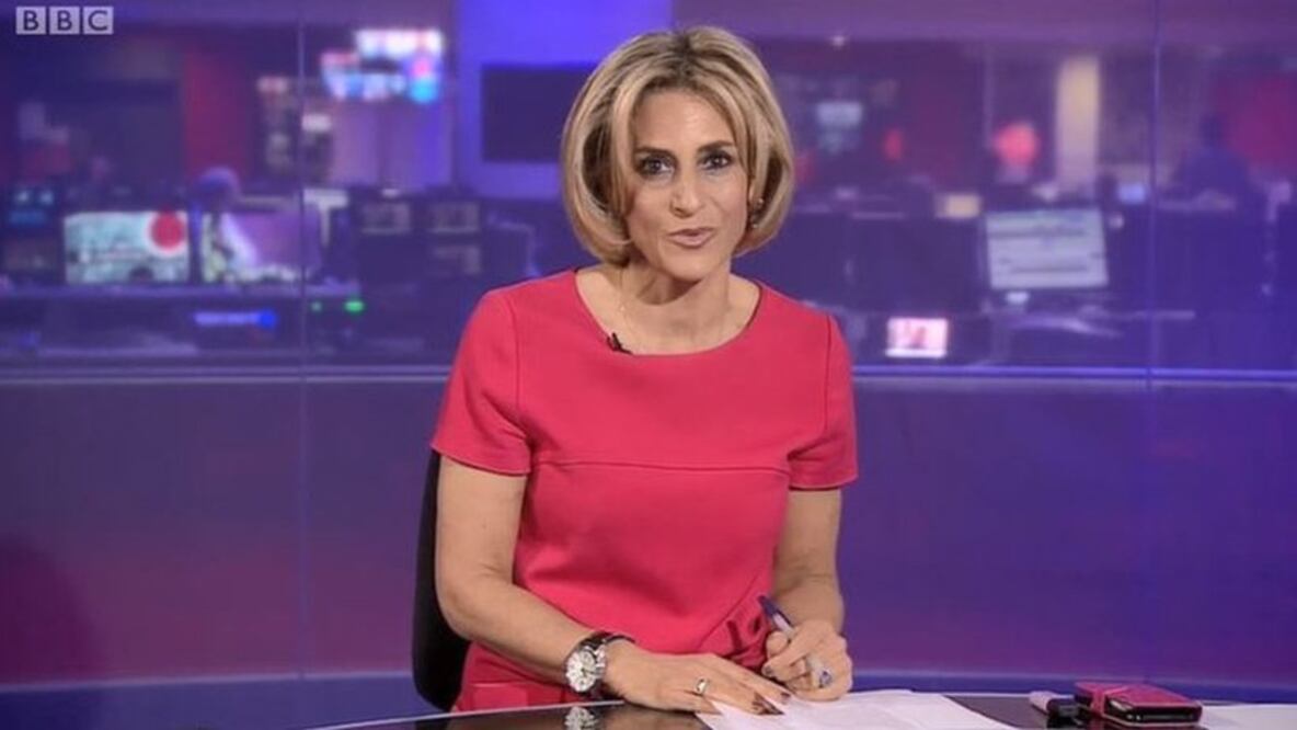 Emily Maitlis es periodista presentadora del progama Newsnight de la BBC. Foto: BBC