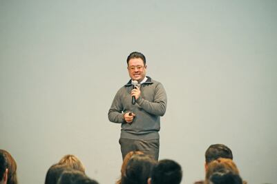 “Soy el primer conferencista con Down, a mucha honra”