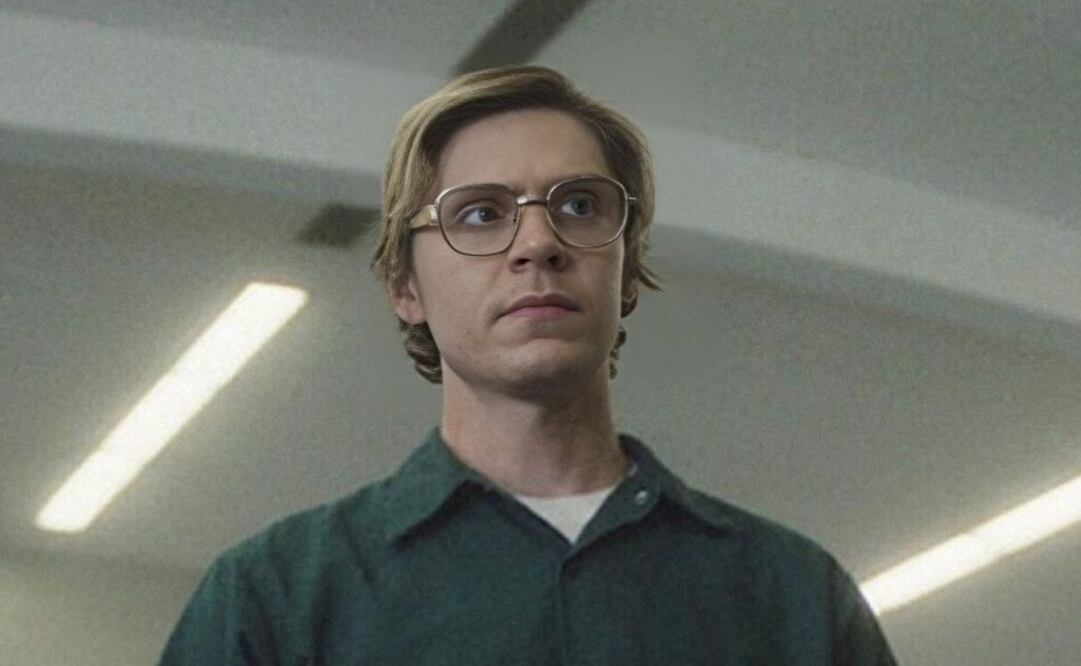 Evan Peters como Jeffrey Dahmer. Fuente: Instagram @jeffrey.dehmer