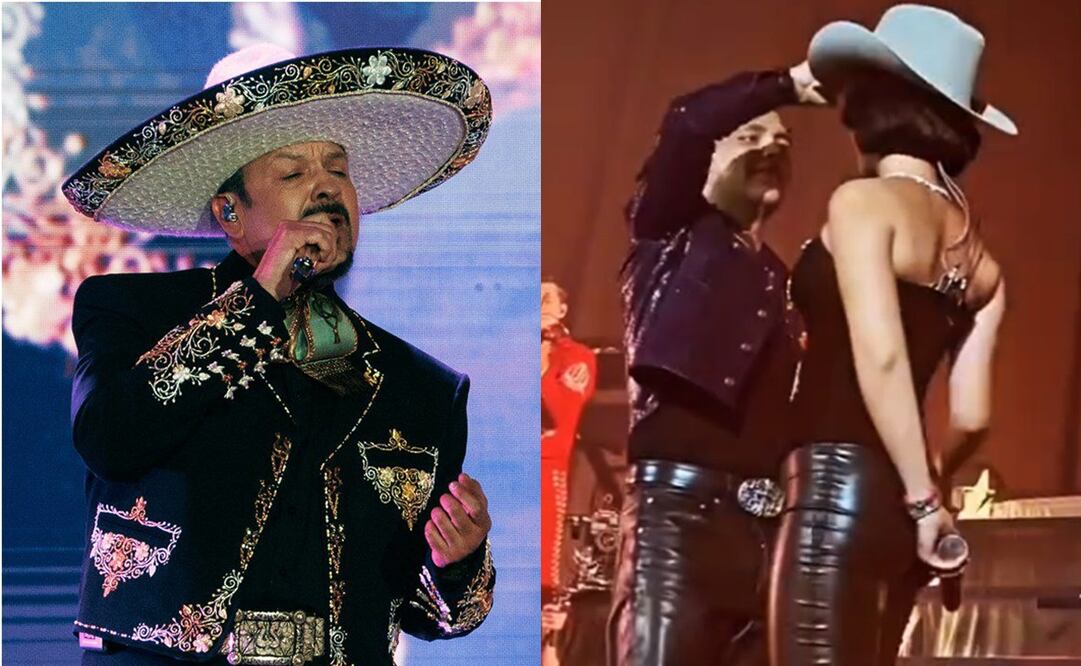 Pepe Aguilar y su video que desató comentarios sobre su hija Ángela con Nodal. Foto: Archivo y captura de pantalla
