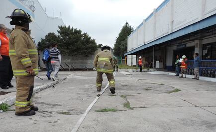 Realizan simulacro de fuga de gas en Coacalco