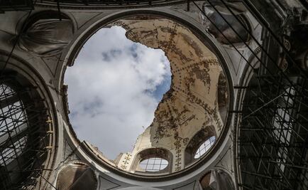 Sin algarabía y entre escombros, feligreses celebran fiesta patronal en la Guerrero 