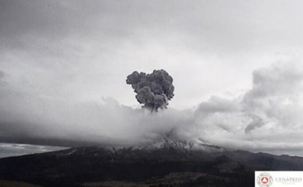 Explosión del Popo espanta a habitantes de tres estados