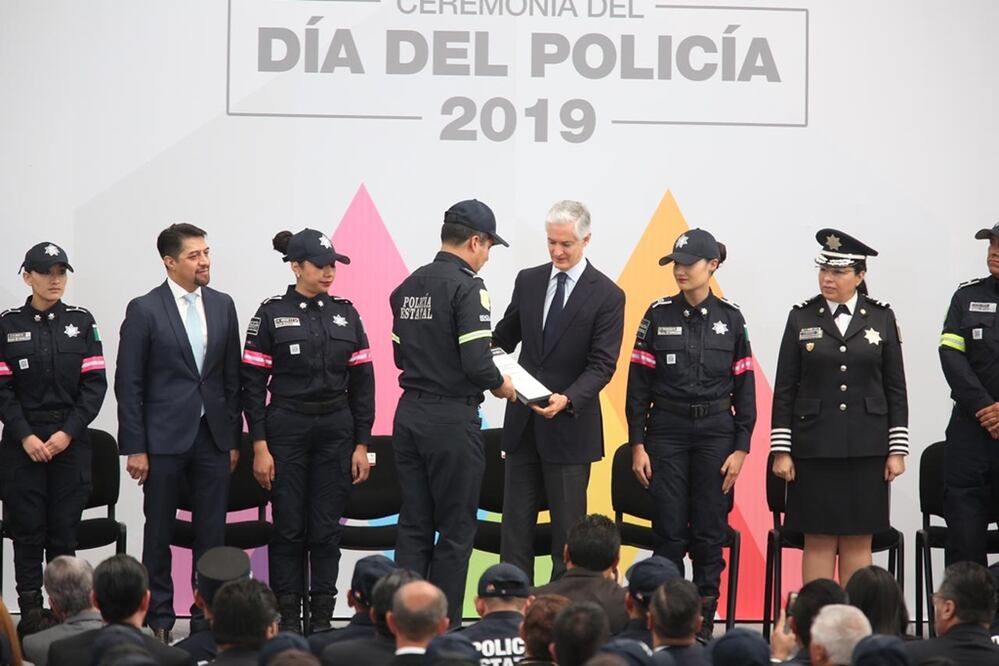 . Ceremonia del Día del Policía en el Estado de México. Foto: Jorge Alvarado / EL UNIVERSAL