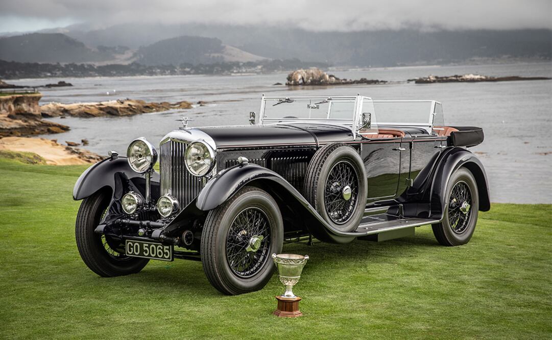 El modelo Bentley Gunner de 1931 ganó el galardón 'Best of Show' durante el Rolex Monterey Motorsports 2019.