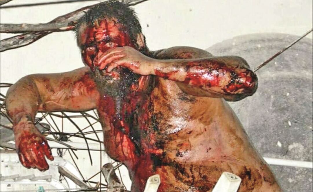 Detalle. En algunos videos Makeev luce la esvástica, símbolo del Nazismo surgido en Alemania con Adolfo Hitler (TOMADA DE FACEBOOK)