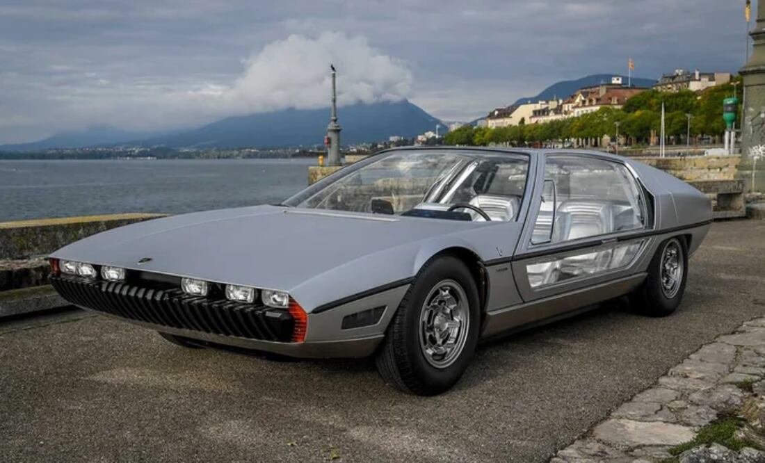 El auto futurista que jamás llegó a fabricarse. Imagen: Lamborghini