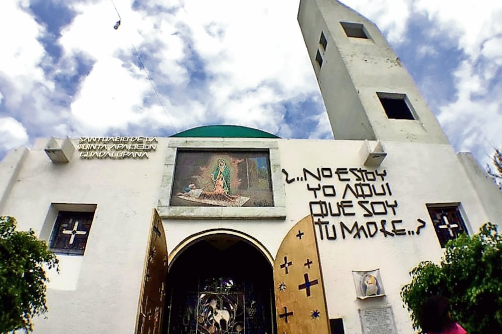 Las autoridades buscan que el Santuario de la Quinta Aparición Guadalupana se incluya en los lugares obligados de visitar por los católicos (ESPECIAL)