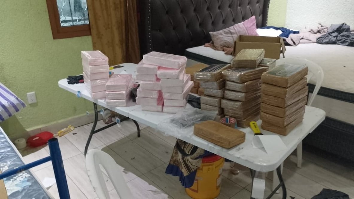 Hallan narcolaboratorio de cocaína a 17 kilómetros de la frontera sur de México. Foto: Especial.