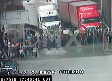 Bloqueos intermitentes afectan la México-Cuernavaca