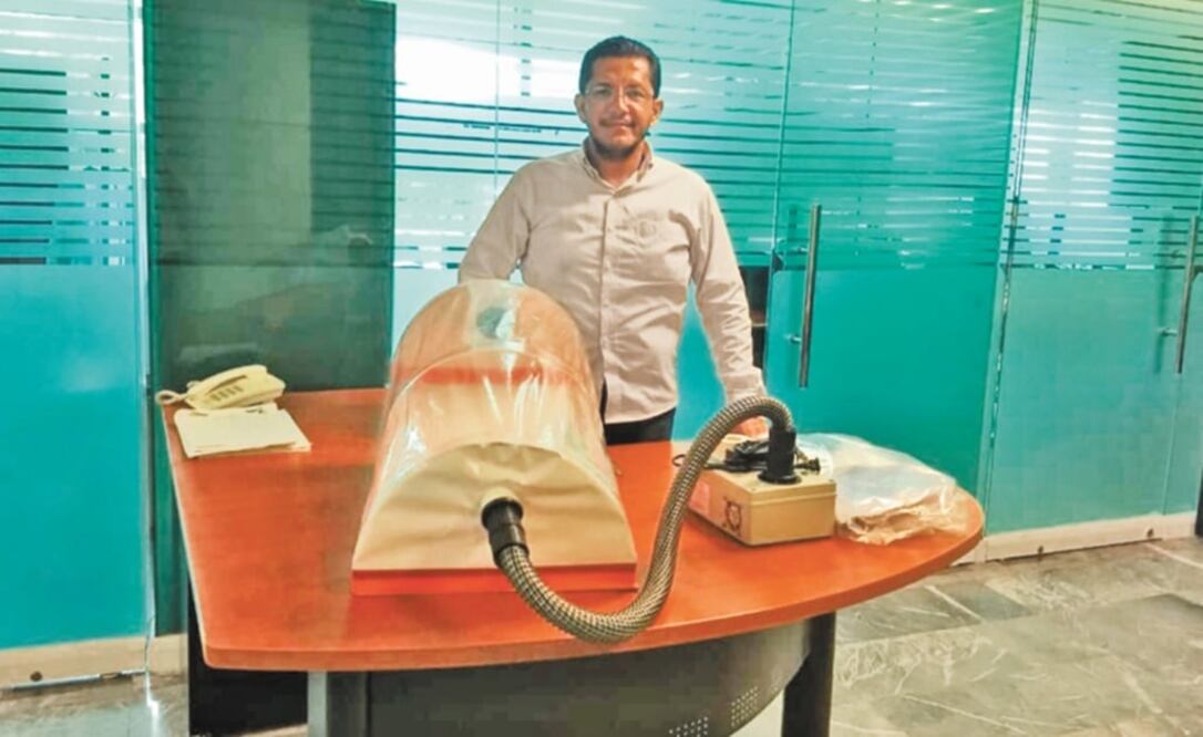 Alexis Miguel Lazo Fuentes designed the pod as a contribution to the health sector - Photo: Courtesy of Alexis Lazo and Luma López